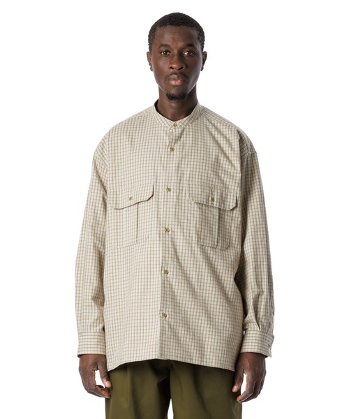 「Sandinista」 長袖シャツ MEDIUM ブラウン メンズ_画像8