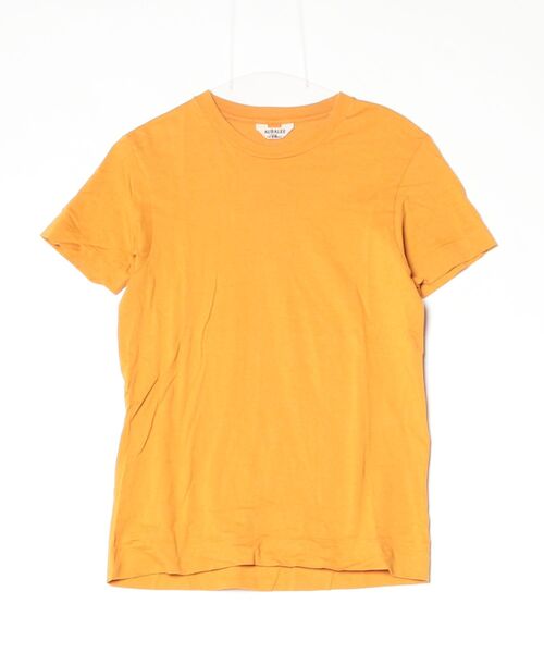 AURALEE（オーラリー） 半袖Tシャツ 1 オレンジ レディース : ZOZOTOWN