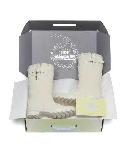 長靴 レインブーツ 「x ILLIT」 ORIGINAL RAIN BOOTS SHORT DOT レディースの画像