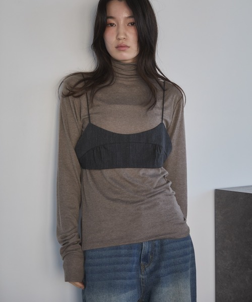 「feepur」 ブラジャー MEDIUM ブラウン レディース_画像5