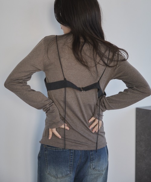 「feepur」 ブラジャー MEDIUM ブラウン レディース_画像6