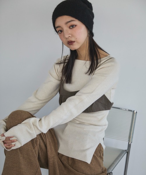「feepur」 ブラジャー MEDIUM ブラウン レディース_画像9