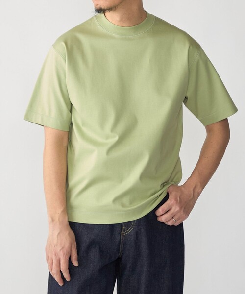 tシャツ SHIPS: MADE IN JAPAN クルーネック ハイゲージ ポンチ ライト Tシャツ メンズの画像