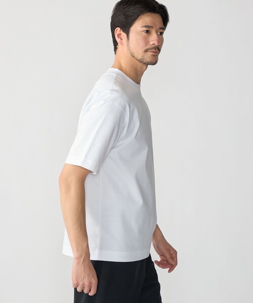 tシャツ SHIPS: MADE IN JAPAN クルーネック ハイゲージ ポンチ ライト Tシャツ メンズの画像
