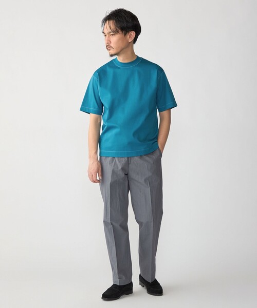 tシャツ SHIPS: MADE IN JAPAN クルーネック ハイゲージ ポンチ ライト Tシャツ メンズの画像