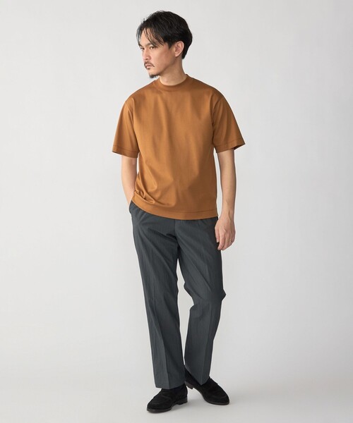 tシャツ SHIPS: MADE IN JAPAN クルーネック ハイゲージ ポンチ ライト Tシャツ メンズの画像