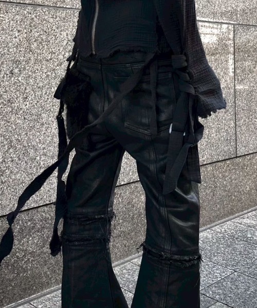 YIKAI LABORATORY ジーンズ 「YIKAI LABORATORY」syncope waxed denim
