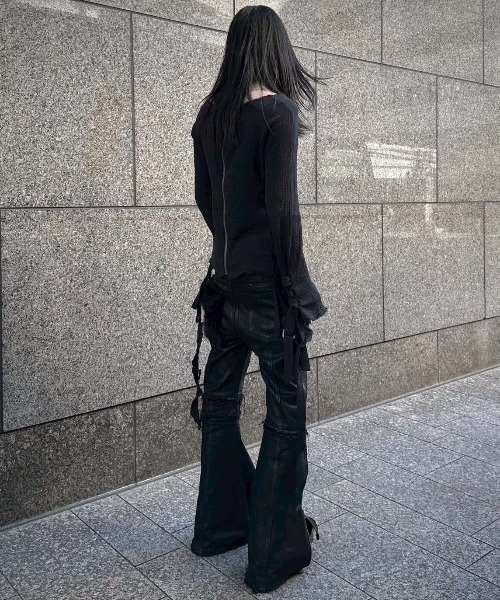 YIKAI LABORATORY ジーンズ 「YIKAI LABORATORY」syncope waxed denim