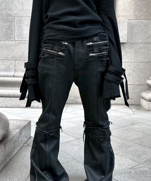 YIKAI LABORATORY ジーンズ 「YIKAI LABORATORY」syncope waxed denim