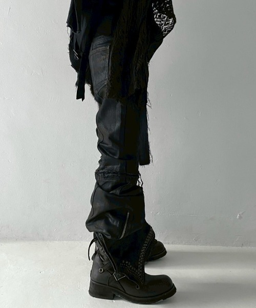 YIKAI LABORATORY ジーンズ 「YIKAI LABORATORY」syncope waxed denim