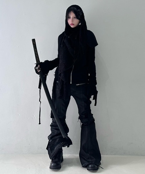 YIKAI LABORATORY ジーンズ 「YIKAI LABORATORY」syncope waxed denim