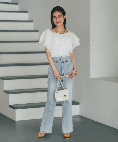 La boutique Bonbon（ラブティックボンボン） ブラウス シャツ 「差が