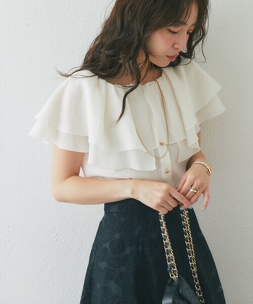 La boutique Bonbon（ラブティックボンボン） ブラウス シャツ 「差が