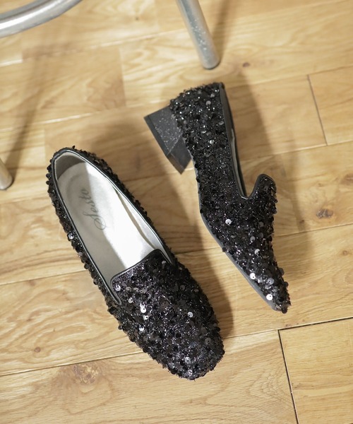 「SESTO」 パンプス 24.5cm シルバー レディース_画像5