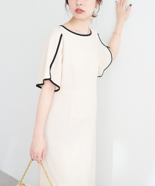 「natural couture」 半袖ワンピース MEDIUM ブルー系その他 レディース_画像5