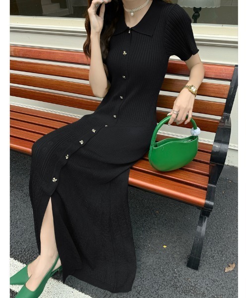 FAVORITO ワンピース 半袖 ニットワンピース : ZOZOTOWN Yahoo!店