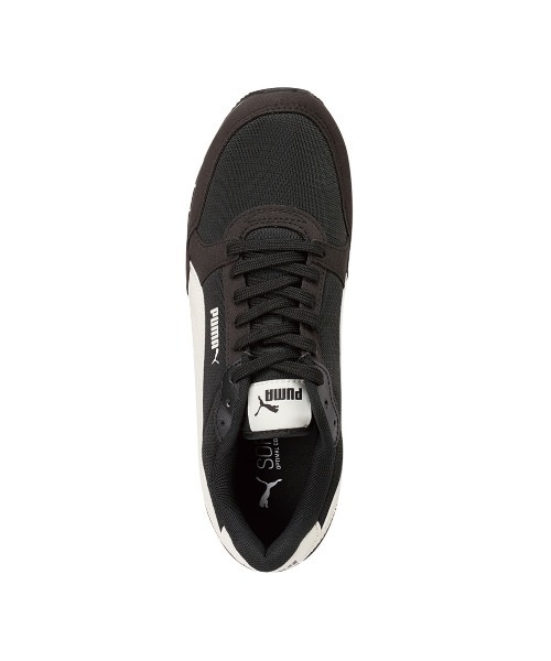 「PUMA」 ローカットスニーカー 22.5cm ブラック×ホワイト レディース_画像9