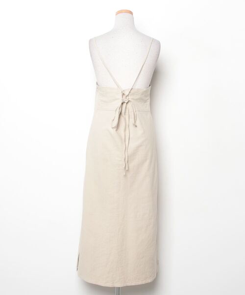 「Khaju」 サロペットスカート ONE SIZE ベージュ レディース_画像2