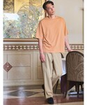 tシャツ フェード ボーダー クルーネック 半...の詳細画像5