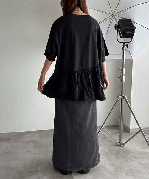 「apres jour mignon」 半袖カットソー フリー ブラック系その他 レディース_画像8