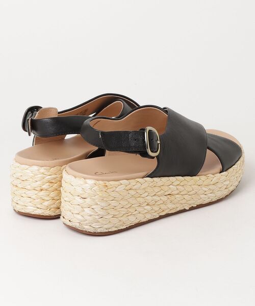「Clarks」 ヒールサンダル 39.5 ブラック レディース_画像2