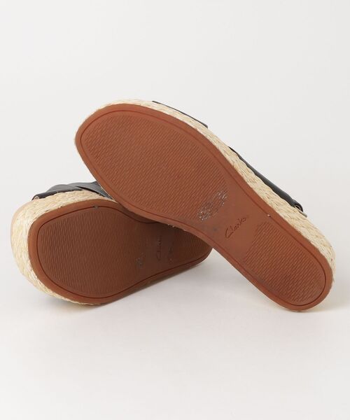 「Clarks」 ヒールサンダル 39.5 ブラック レディース_画像3