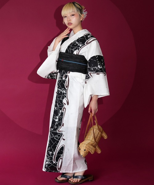 utatane セパレート浴衣 浴衣 ひとりで着れる！簡単セパレート浴衣