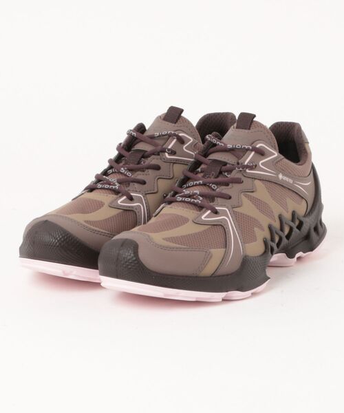【美品】ECCOエコーBIOM AEXレディース スニーカー23cm撥水 レザー ecco（エコー） 革靴 フォーマルシューズ ECCO BIOM AEX レディース