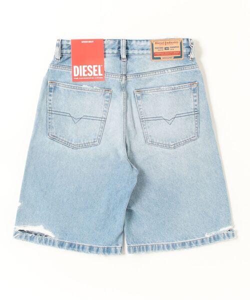 【極美品】DIESEL デニムショーツ　ハーフパンツ DIESEL（ディーゼル） デニムハーフパンツ 23inch インディゴブルー