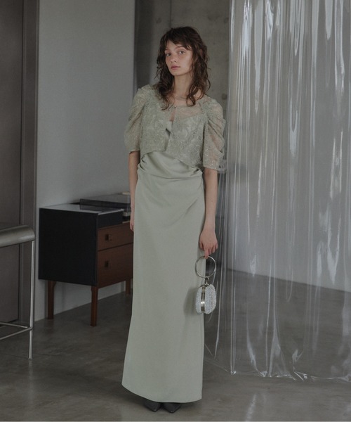 LE'RURE ドレス Lace bolero set drepe dress : ZOZOTOWN Yahoo!店