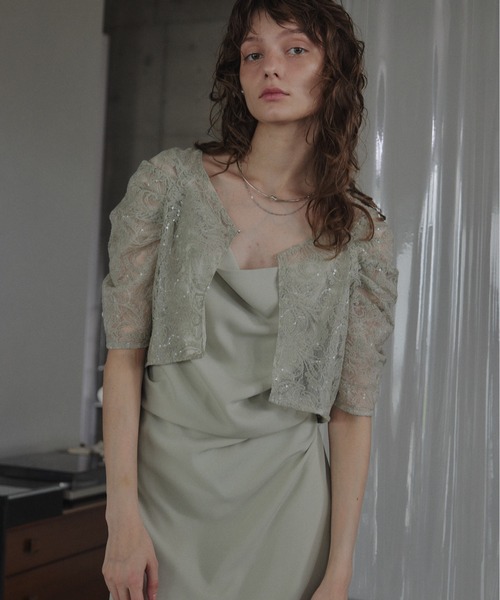 LE'RURE ドレス Lace bolero set drepe dress : ZOZOTOWN Yahoo!店