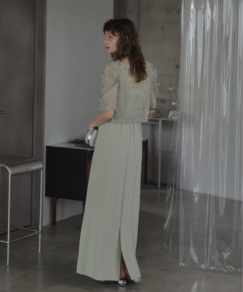 LE'RURE ドレス Lace bolero set drepe dress : ZOZOTOWN Yahoo!店