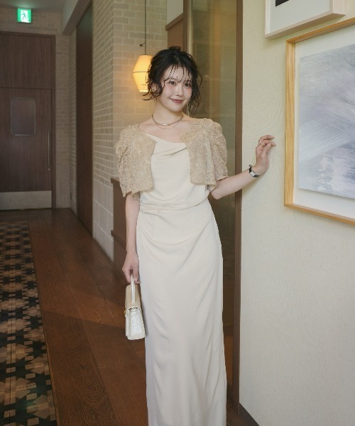 LE'RURE ドレス Lace bolero set drepe dress : ZOZOTOWN Yahoo!店