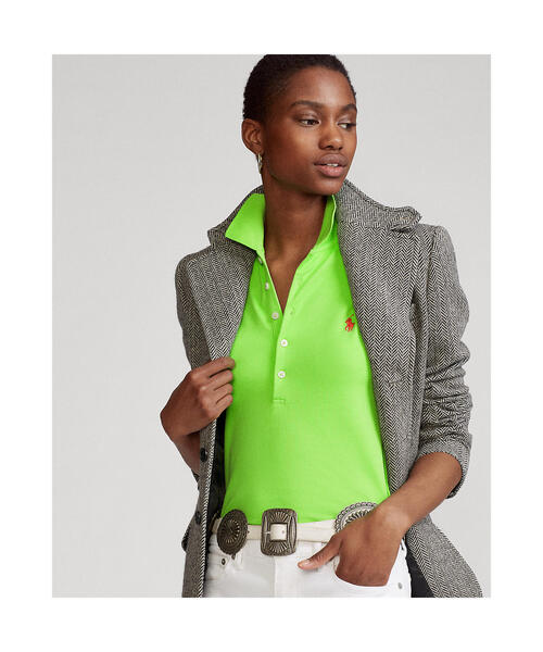 ポロ ラルフローレン スリムフィットストレッチ ポロシャツ レディースSサイズ POLO RALPH LAUREN ポロシャツ ポロ スリム フィット ストレッチ