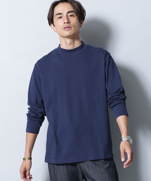 Tシャツ Tシャツ イヤな臭いを軽減 Anti Smell モックネックロングスリーブｔシャツ Zozotown Yahoo 店 通販 Yahoo ショッピング