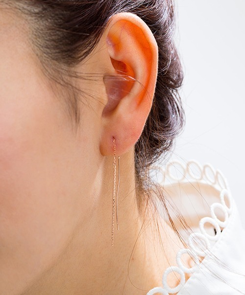ピアス K10ピンクゴールド ピアス :56891799:ZOZOTOWN Yahoo!店