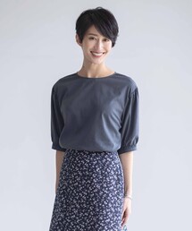 ブラウス シャツ 「WEB限定カラーあり・洗える」ラミーポプリン ボリュームスリーブ ブラウス レディース ブラウス シャツ 「WEB限定カラーあり・洗える」ラミーポプリン