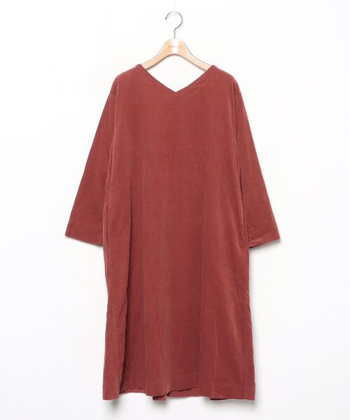 【studio CLIP】 7分袖ワンピース S レッド WOMEN 72935799ZOZOTOWN Yahoo!店 通販