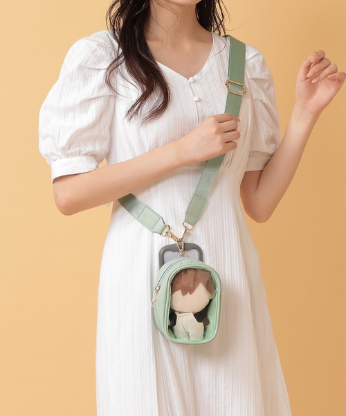 Appel Toi 推し活 ぬいぐるみポーチ付きスマホストラップ ぬい