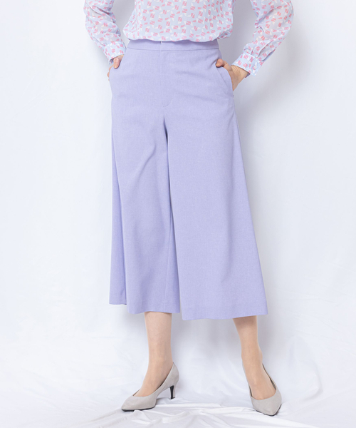 ナラカミーチェ　パンツ NARACAMICIE パンツ 「セットアップスーツ対応」麻調ペール