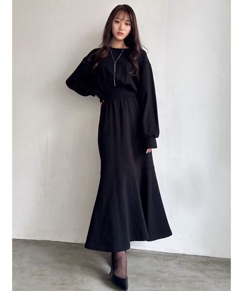 RESEXXY（リゼクシー） ワンピース スウェットマーメイドワンピース