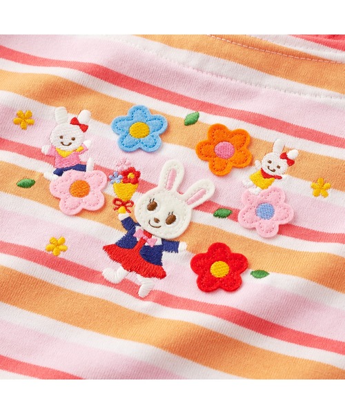 MIKI HOUSE tシャツ ボーダー長袖Tシャツ キッズ 子供服 男の子
