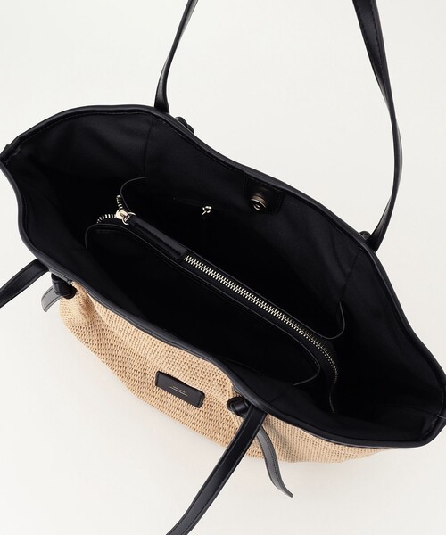 美品２３区雑材ミドル トートバッグ CLASSY.6月号掲載】雑材ミドル トートバッグ / 23区