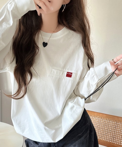 tシャツ 「JaVa ジャバコラボ」シンプルなのに格上げ。綿100％シルケット素材裾ドロストオーバーサイズTシャツ レディース メンズ | Java | 14