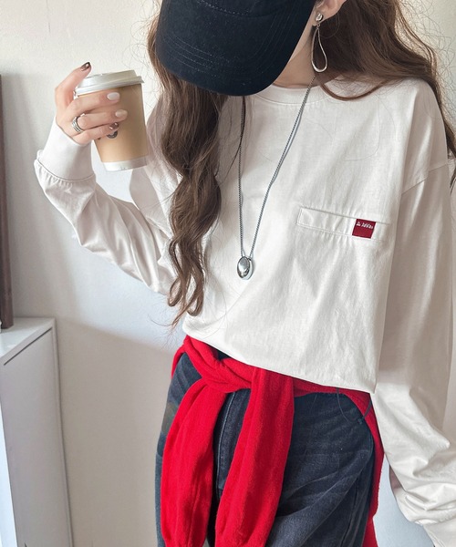 tシャツ 「JaVa ジャバコラボ」シンプルなのに格上げ。綿100％シルケット素材裾ドロストオーバーサイズTシャツ レディース メンズ | Java | 15