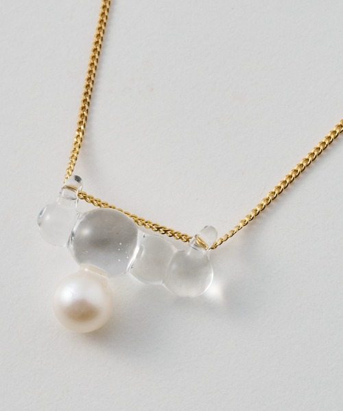 Akari H chic 完売品　perles necklace ネックレス トリプルパール ネックレス CHC-0228-18KYG|ネックレス/TRIPLE