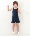 水着 UVカット 女児 セパレートパンツ型 ス...の詳細画像2