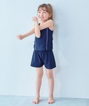 水着 UVカット 女児 セパレートパンツ型 ス...の詳細画像3
