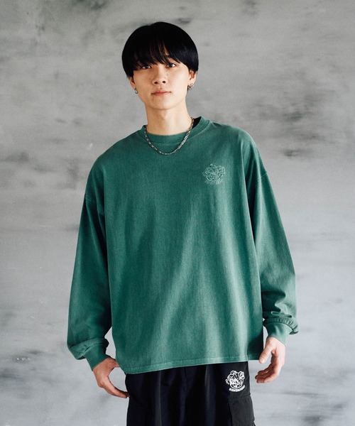 【新品・紙タグ付】ドゥーズィエムのvintage Like Tシャツ Remember. tシャツ Vintage Like Pigment Long T-shirt