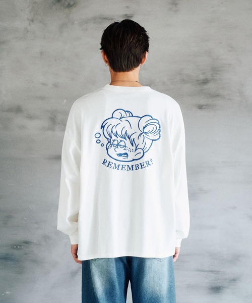 tシャツ 落書きいっぱいヴィンテージっぽロンT レディース CAMBIO tシャツ mt8927- ヴィンテージ風Tシャツ（Tiger） メンズ